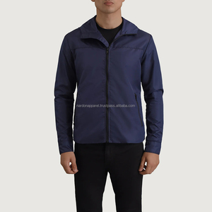 Usine de vêtements Nardon veste personnalisée en gros blousons bombardiers courts surdimensionnés brodés pour hommes - Product Image 1