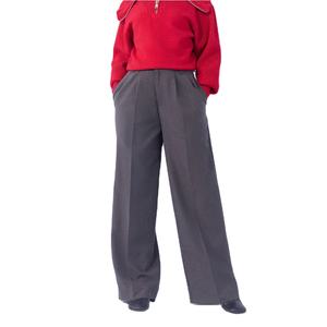 Pantalon de fitness décontracté et confortable pour femmes, couleur noir clair, robes élégantes, vêtements, pantalons respirants plats en gros - Product Image 1