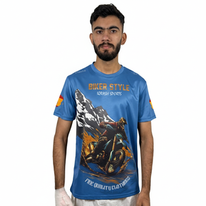 T-shirts de sublimation pour hommes de différents styles, haut de gamme, respirants et à séchage rapide, pour activités de plein air - Product Image 1