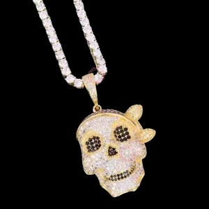 Collar Personalizado de Calavera Pirata Estilo Hip Hop, Joyería Fina, Colgantes y Dijes, Joyería de Moda para Hombre - Product Image 1