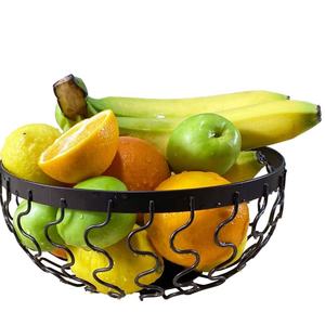 Cesta de fruta de metal hexagonal de gran capacidad con diseño creativo Esencial de cocina de mesa con escurridor de frutas y tazón - Product Image 6