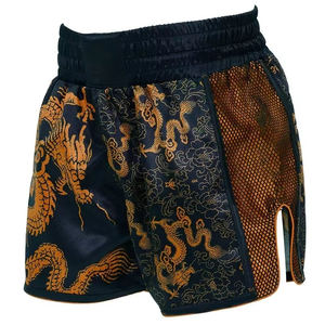 Unisex High-Grade MMA Gym Muay Thai Shorts Customized Satin Plus Size Mixed Martial Arts Boxing Shorts - Product Image 4