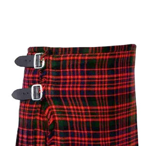 Kilt écossais d'inspiration Highland pour hommes, kilt plissé personnalisé avec sangles latérales réglables pour festivals, mariages et événements - Product Image 6