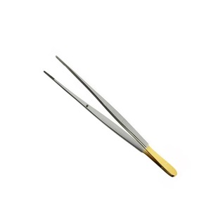 Pinces Potts Smith T C en acier inoxydable doré, instrument chirurgical manuel pour la manipulation précise des tissus, résistant aux hautes températures - Product Image 1