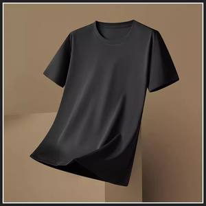 Camiseta de Manga Corta Casual con Diseño de Logotipo Personalizado OEM para Hombre y Mujer, Algodón de Fibra Larga, Antiincrustante, Primavera, Algodón Puro - Product Image 4