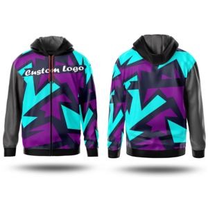 Sweat-shirts d'hiver surdimensionnés personnalisés avec broderie par sublimation, design tendance, fabriqués en usine au Pakistan, prix bas, impression OEM - Product Image 1