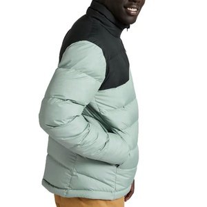 Wholesale Men's 100% Polyester with Zipper-Up Stand Collar New Latest Design <b>Puffer</b> <b>Jacket</b> <b>Cheap</b> Price ODM Fabric - Product Image 3