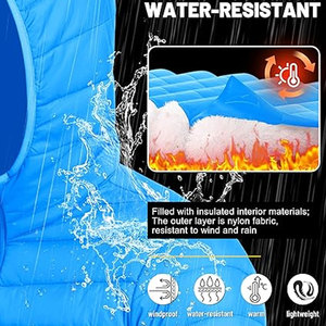 เสื้อแจ็คเก็ตพัฟเฟอร์สำหรับผู้ชายแบบมีฮู้ด กันลม กันน้ำ แบบควิลท์  ผู้ผลิต OEM ขายส่ง พร้อมตัวเลือกการออกแบบตามสั่ง - Product Image 3