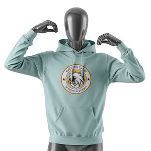 Sweat-shirt à capuche sport unisexe en gros avec poche kangourou, sweat-shirt décontracté d'équipe de club, sweat-shirt d'hiver OEM ODM - Product Image 3