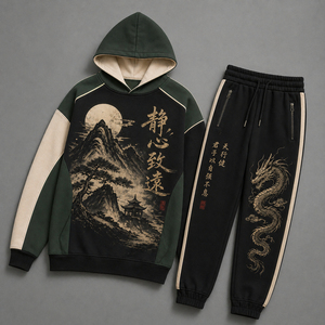 Ensemble de survêtement décontracté pour homme, imprimé tigre 3D, automne et hiver, nouveau design animal - Product Image 5