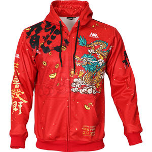 Sudadera con Logotipo Personalizado, Nuevo Diseño, Mezcla de Algodón y Poliéster de Alta Calidad, Ecológica, Transpirable, Impresión Digital con Estampado Animal, Secado Rápido - Product Image 1