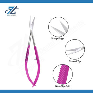 Tijeras Microquirúrgicas Infinex Maestro de 18 cm con Mango Redondo, Instrumento de Precisión para Microcirugía, Acero Inoxidable de Alta Calidad, Reutilizables, Pakistán - Product Image 5