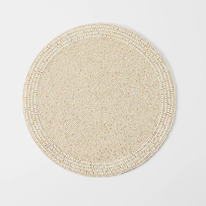 <b>Beaded</b> <b>Placemats</b> Dining Table Mats High Selling Handcrafted Glass <b>Beaded</b> <b>Placemats</b> Best Quality - Product Image 1
