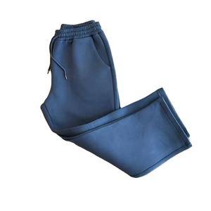 Conjunto de pantalones de chándal holgados con capucha de verano para hombre de Color sólido personalizado transpirable de secado rápido 100% algodón polar - Product Image 3