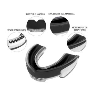 Protector Bucal de Boxeo de Doble Capa Premium, Protector de Dientes de EVA Absorbente de Impactos para Entrenamiento, Sparring y Deportes de Contacto - Product Image 4