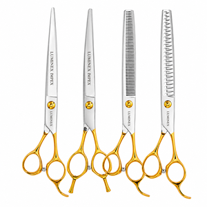 Ciseaux professionnels pour toilettage des animaux, pour couper les poils des animaux, ciseaux de toilettage pour une coupe lisse et facile, professionnels - Product Image 1