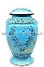 Nouveau design en laiton doré décoratif humain adulte urne de crémation en frêne design personnalisé et taille urne en laiton dernier fabricant urne - Product Image 3