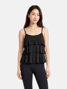 Bmama Nursing Cami <b>Top</b> Womens Sleeveless Ruffle Hem <b>Breastfeeding</b> <b>Top</b> Adjustable Strap Casual Wear Wholesale - Product Image 5