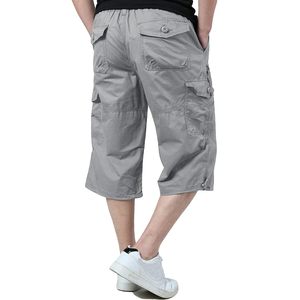 Pantalones Cortos Deportivos Ligeros para Hombre, Tecnología de Absorción de Humedad, Secado Rápido, Transpirables, Múltiples Bolsillos, Estilo Casual, Tela de Lona - Product Image 2