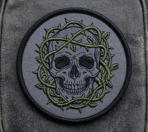 Parche Termoadhesivo Personalizado de Globo Ocular Sangrante con Ojo Verde y Círculo Sangriento, Insignia Bordada, Estilo Gótico Punk, Bordado a Máquina, Aplique para Coser - Product Image 6