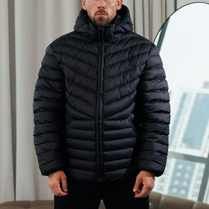 OEM ODM Custom Logo Unisex Spring Outdoor Windproof Coated Camouflage <b>Quilted</b> Jacket Solid Front Puffer - Product Image 3