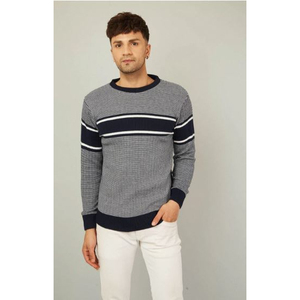 Pull d'hiver de haute qualité pour homme, en mélange d'acrylique doux, pull en tricot décontracté pour homme, pull d'hiver élégant pour affaires et occasions décontractées - Product Image 1