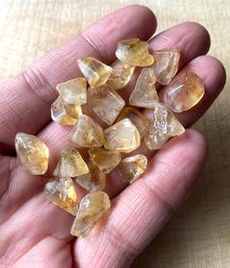 Natural Citrine <b>Crystal</b> Polished Yellow Quartz Gemstone Smooth Healing Stone For Jewelry Making Wholesale Bulk - Product Image 5