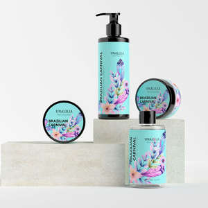 บรรจุภัณฑ์เครื่องสำอางแบบกำหนดเอง-ขวดปั๊มสเปรย์ทรงกระบอก PET สีดำขนาด 300 มล.-ขวดทรงกระบอก PET ขนาด 250 มล.-พิมพ์ซิลค์สกรีน - Product Image 5