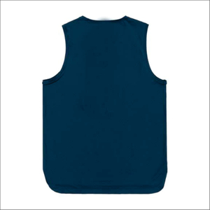 Nueva Llegada, Logotipo Personalizado, Precios al por Mayor, Camiseta sin Mangas Casual de Poliéster/Algodón Tejido para Hombre, Secado Rápido, Transpirable, Bordado - Product Image 2