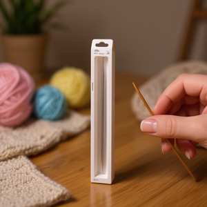 Ferri da maglia Ilan 8 mm 35 cm per lavorazione con filati di lana - Product Image 3