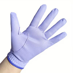 Gants de golf en cuir de haute qualité pour adultes, tissu respirant, épissures élastiques, antidérapants, doux, avec sangles réglables - Product Image 3