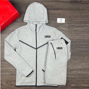 Survêtement Homme 2 Pièces en Polaire Technique avec Logo Personnalisé – Collection Automne Hiver – Sweat à Capuche Tendance et Décontracté - Product Image 3