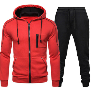 Conjunto Deportivo Informal con Logotipo Personalizado, Pantalones Deportivos, Sudadera con Capucha, Ropa Deportiva, Trajes de Entrenamiento - Product Image 1
