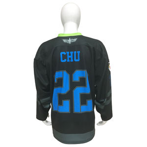 Camisetas de Hockey Personalizadas de Alta Calidad, Estampadas y Cosidas, Uniformes de Hockey sobre Hielo Vintage con Cordones para Hombre, Bordadas - Product Image 2