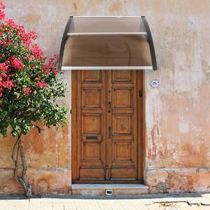 Toldo para Patio Exterior de 40''x40'', con Ventana y Puerta de Policarbonato, con Cubierta Trasera para Protección Solar - Product Image 1