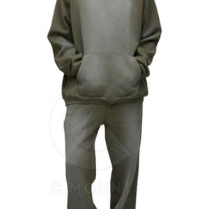 Conjunto Deportivo para Hombre con Efecto Desgastado, Estilo Moderno, con Sudadera y Pantalones a Juego para Entrenamiento en el Gimnasio - Product Image 6