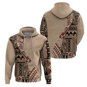 Sudadera con Capucha Personalizada OEM con Estampado Maorí Completo, Sudadera Tribal Hawaiana con Corte y Costura, Sudadera con Sublimación Polinesia, Sudadera con Capucha Personalizada Estilo Isleño - Product Image 3