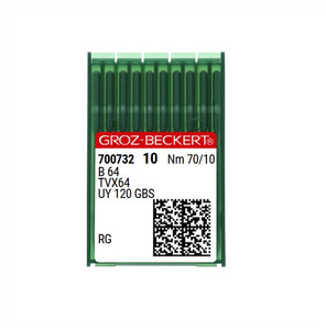 Groz-Beckert <b>Sewing</b> Machine Needles 70/10 Size B64 TVX64 UY120 GBS Industrial Steel Needles Pack of 10 - Product Image 3