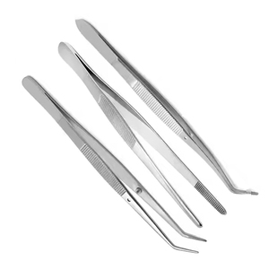 COBECO INSTRUMENTS – Kit de pinces chirurgicales ergonomiques de haute qualité pour dentisterie, modèle London College, 3 pinces à coton dentelées en acier inoxydable - Product Image 6
