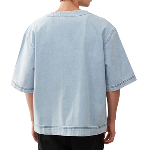 เสื้อเชิ้ตยีนส์ผู้ชาย ผ้าเดนิมใส่สบาย ขายส่ง ผ้าฝ้ายปรับแต่งได้ - Product Image 2