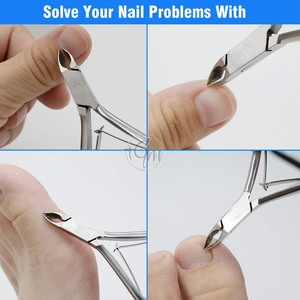 Cortacutículas Profesional de Acero Inoxidable, Cortador de Cutículas de Precisión, Herramienta para el Cuidado de las Uñas de Manos y Pies - Product Image 6