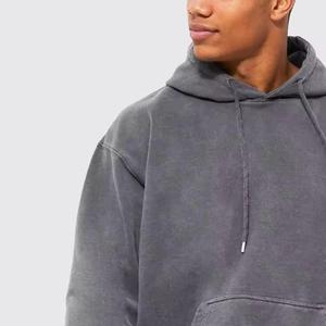 Sudaderas con Capucha para Hombre al por Mayor con MOQ Bajo, Lavado Ácido, Bordadas, Vintage, Desgastadas, de Forro Polar Transpirable, con Logotipo y Color Personalizados, OEM - Product Image 6