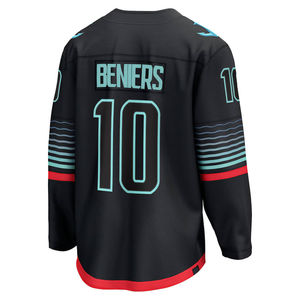 Vêtements de sport de hockey sur glace unisexes en polyester, respirants, à séchage rapide, tricotés, uniformes personnalisés pour adultes, sublimation OEM - Product Image 3