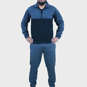 Ensemble de survêtement sportif épais personnalisé pour hommes – Veste coupe-vent en nylon à fermeture éclair intégrale et pantalon de jogging – Survêtement coupe-vent - Product Image 5
