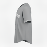Último Modelo de Camiseta de Béisbol Personalizada de Alta Calidad, MOQ Bajo, Nuevo Diseño, Bordado Tackle Twill, Camiseta de Softbol con Botones, Venta al Por Mayor