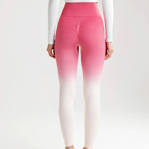 New Contour High Waist <b>Seamless</b> <b>Legging</b> Durable Custom Women's Spandex Quick Dry Breathable Gym Fitness Yoga Pants - Product Image 3