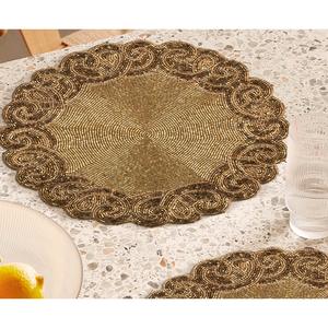 Plato Base de Lujo para Bodas, Duradero y Reutilizable, para Decoración de Banquetes de Hotel - Product Image 3