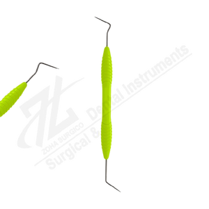 Vente en gros d'explorateurs de canaux radiculaires dentaires ZOHA SURGICO V17, instrument endodontique manuel en acier inoxydable, modèle ZS01-6D, fabriqué au Pakistan - Product Image 1