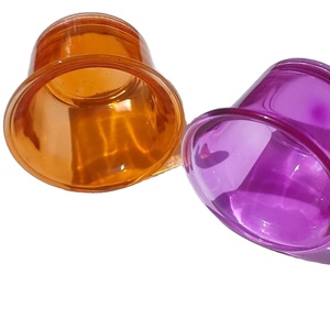 Multicolor Color Little Glasses <b>Tea</b> Light Candle Holders Glass Material <b>Small</b> <b>Cups</b> Cylinder Shape Band on Top for Special Day - Product Image 1