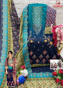El Mejor Conjunto de Salwar-Suit y Dupatta de Algodón Puro con Estampado y Bordado, Proveedor y Exportador Mundial - Product Image 2